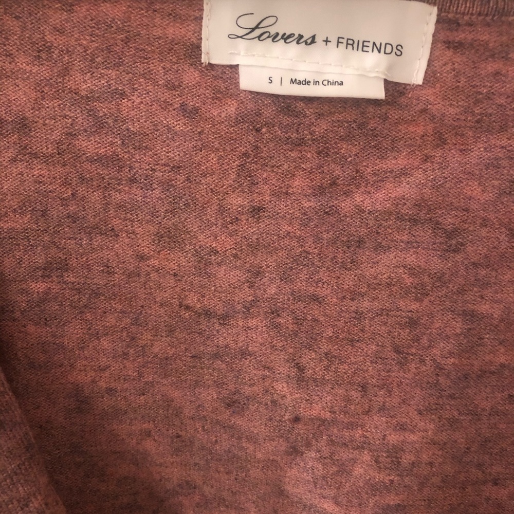 Lovers and friends purple tie top.
